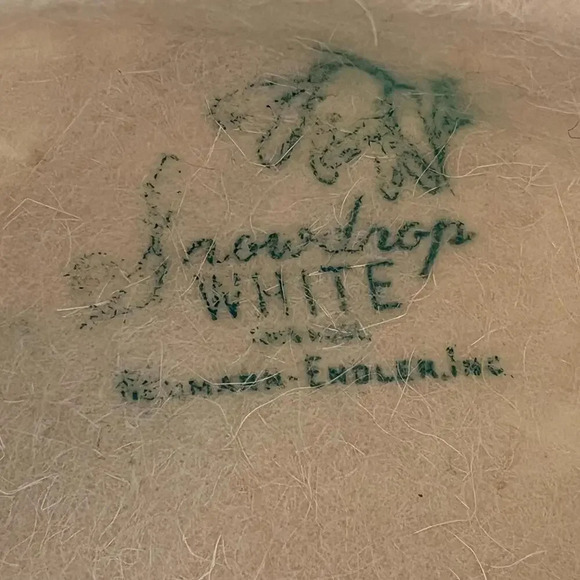 Neumann Englander Snowdrop Women’s Vintage White Hat  from the 1960s.‎ - Picture 7 of 9